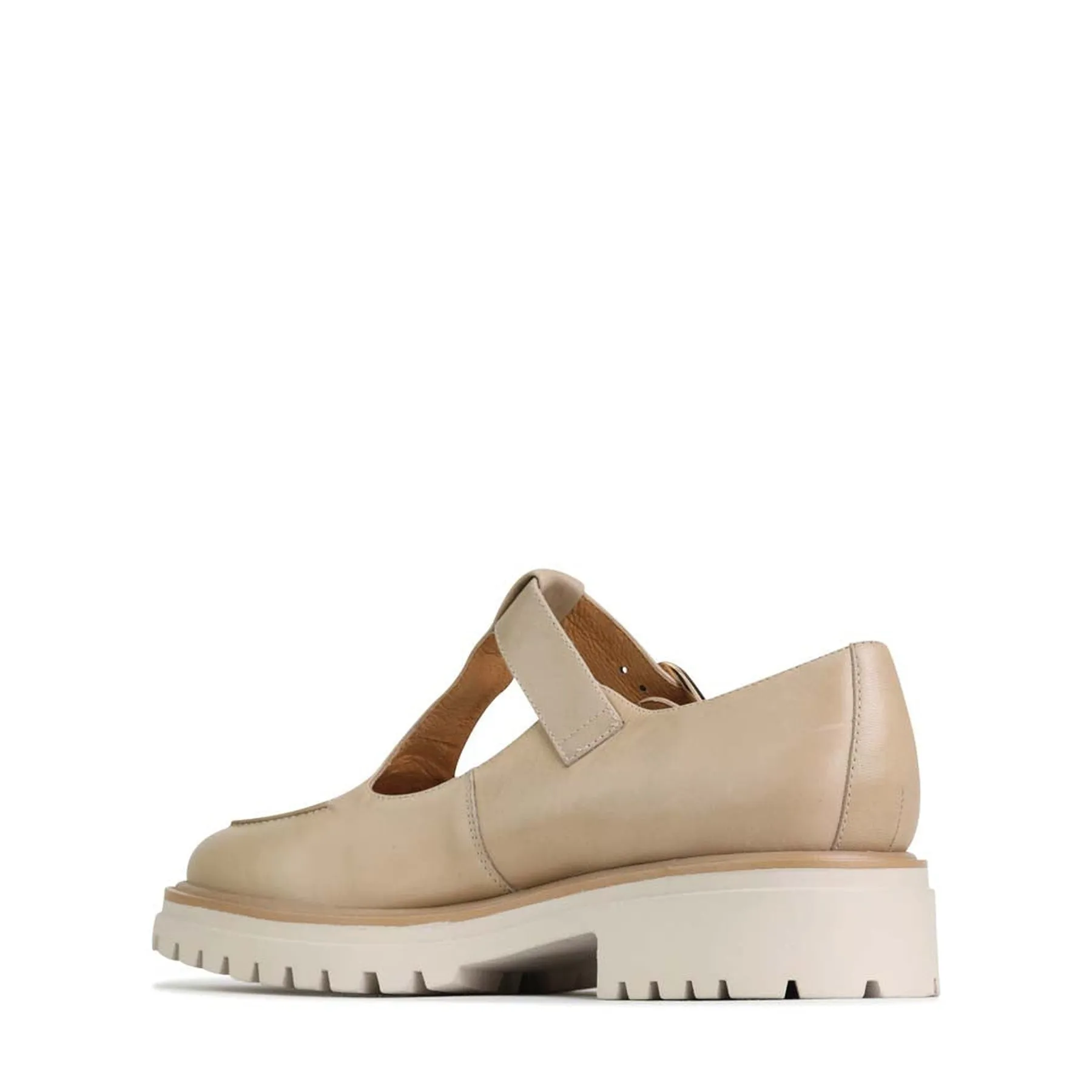 ANJA T-BAR LOAFERS LEATHER