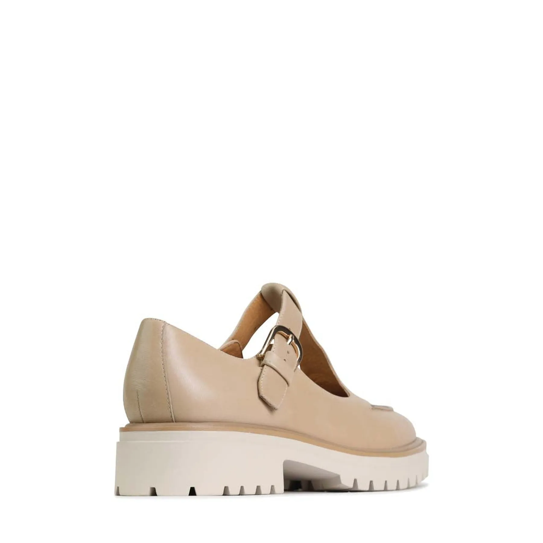 ANJA T-BAR LOAFERS LEATHER