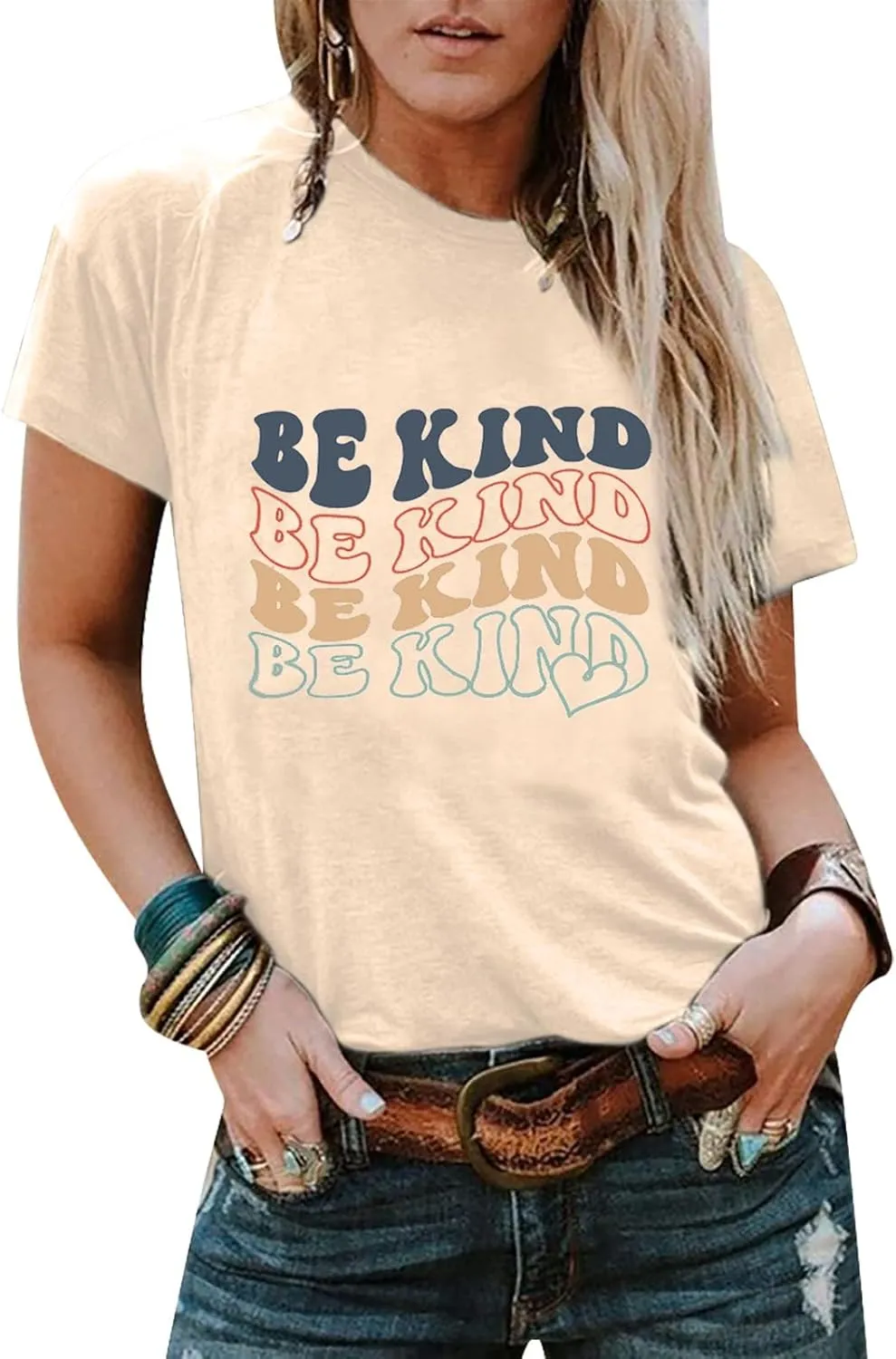 Be Kind Shirt Women Funny Inspirational Kindness Tshirts Teacher Graphic Tee Summer Casual Short Sleeve Tops