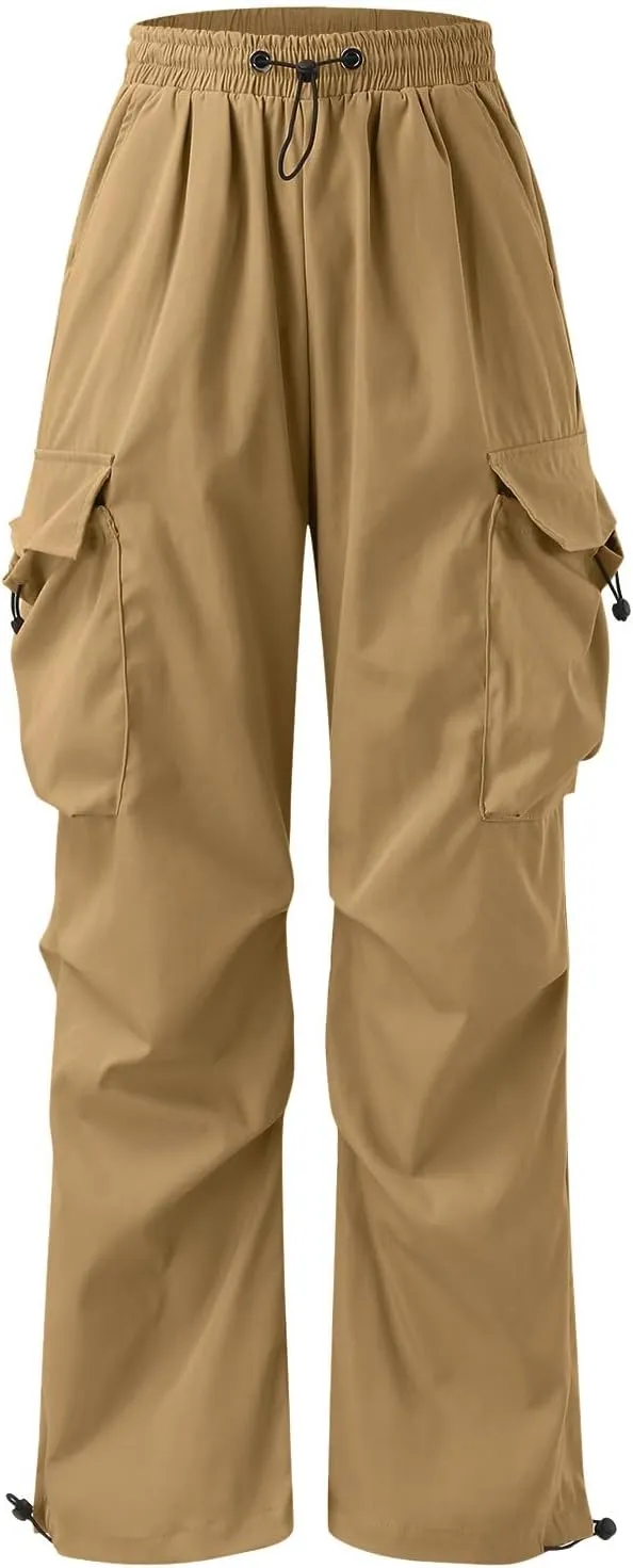 Cargo Pant for Men Stretchy Casual Joggers Elasticated Waist Jogging Work Pant Multi Pockets
