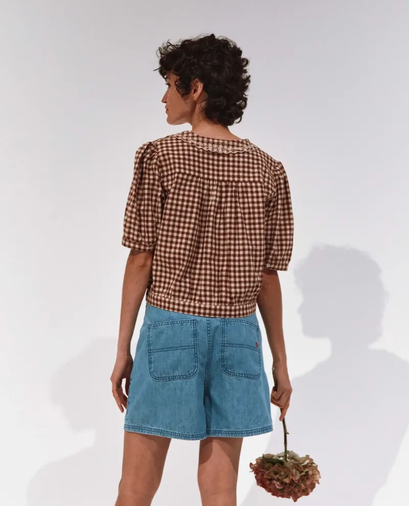 Emile & Ida Boby Chocolate Brown Blouse