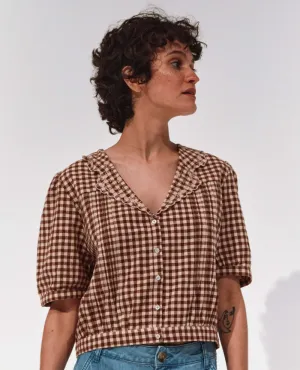 Emile & Ida Boby Chocolate Brown Blouse