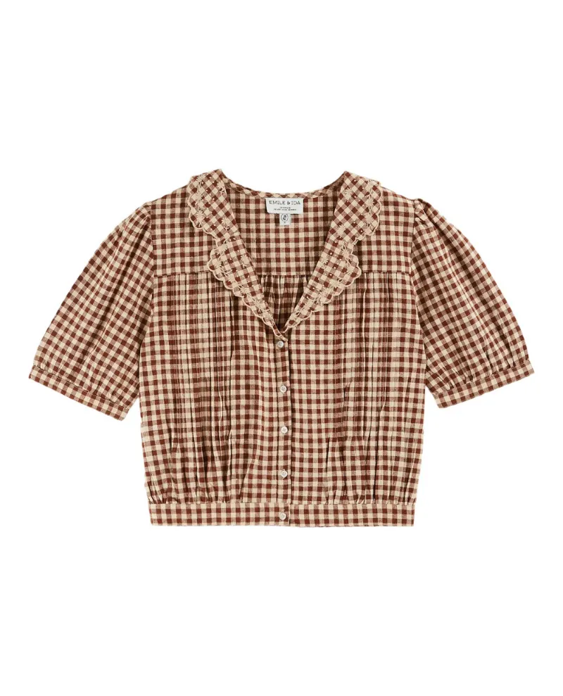 Emile & Ida Boby Chocolate Brown Blouse