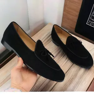 Fashion Tassel Suede Loafers for Men