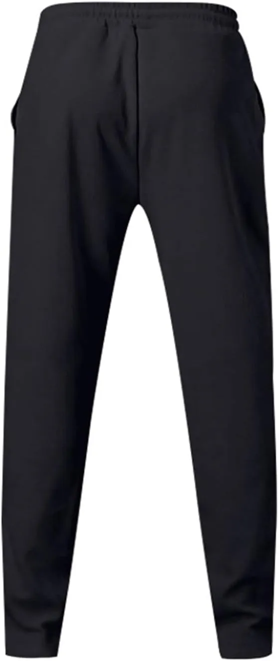 Finelylove Mens Sweatpants Stretchy Lightweight Workout Pants Pleated Front Tapered Leisure Trousers with Pockets