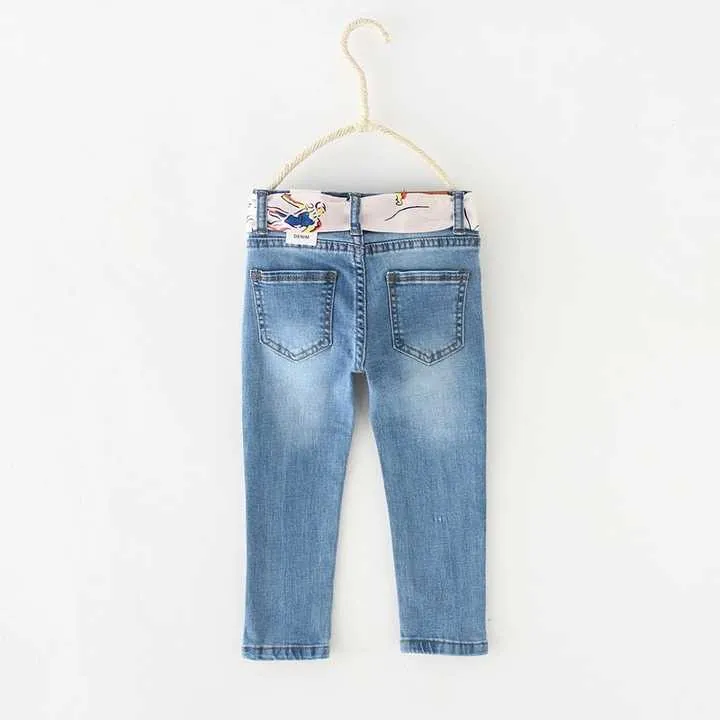 Girls Jeans Baby Kids Jeans for Children-بنطلونات جينز للبنات
