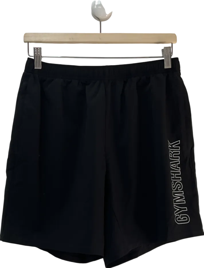 gymshark Black Fitness Graphic Shorts UK M