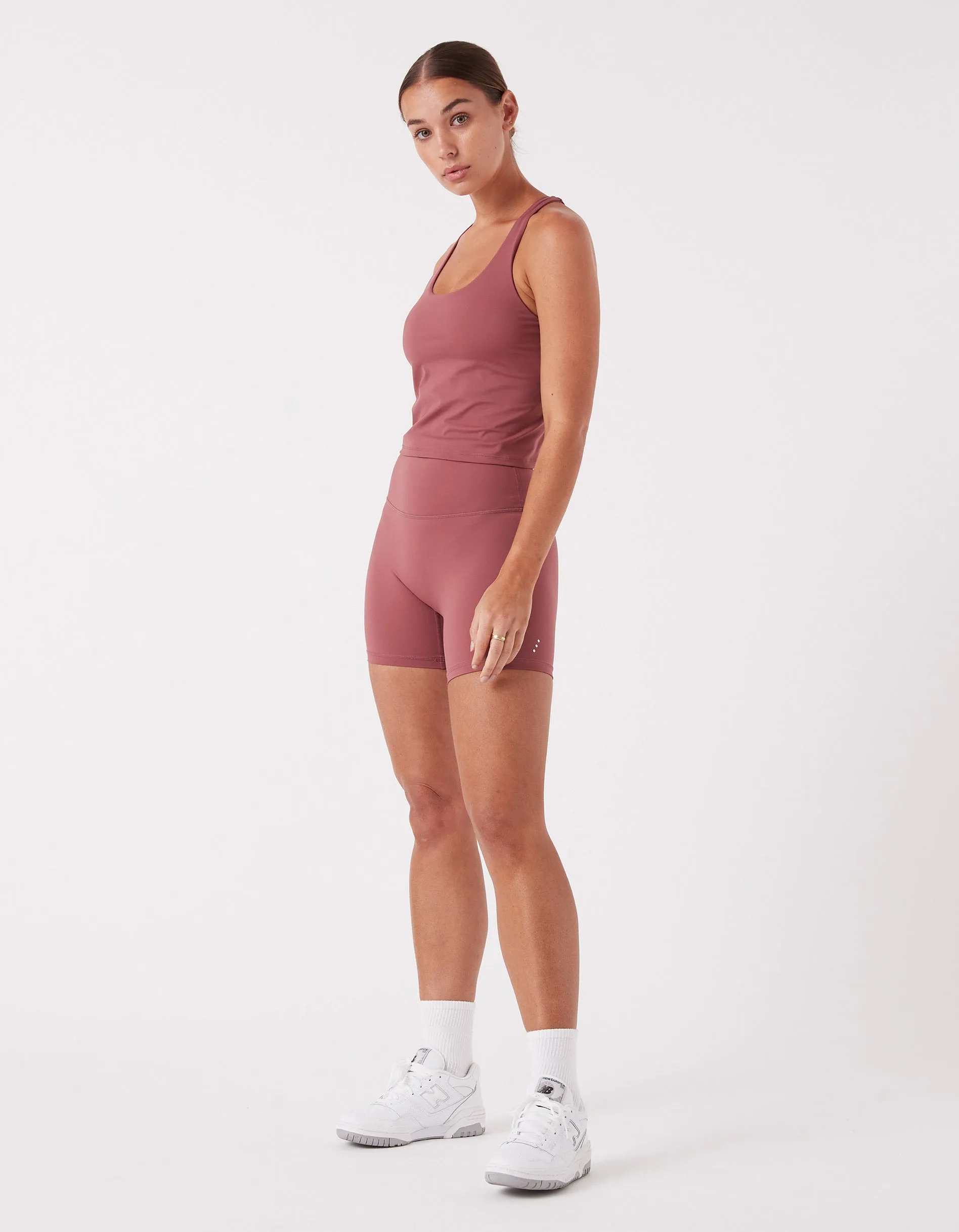 Hold Racer Tank Dk Musk