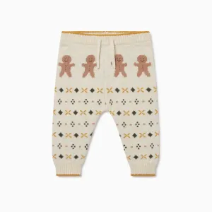 Knitted Gingerbread Joggers