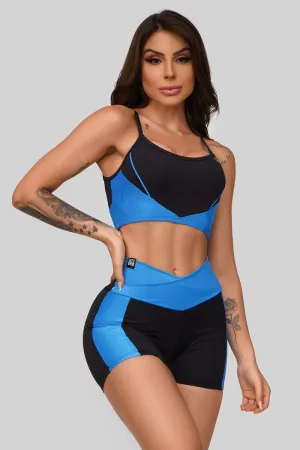 Let's Gym Blue Star Shorts