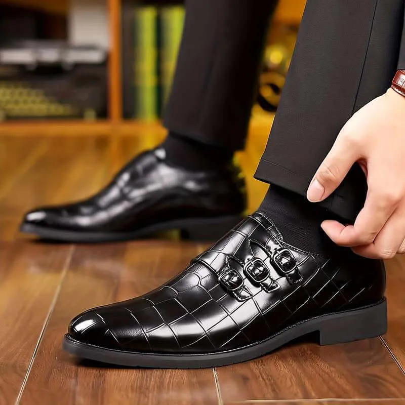 Men's Formal Leather Shoes: Classic Lace-Up Style