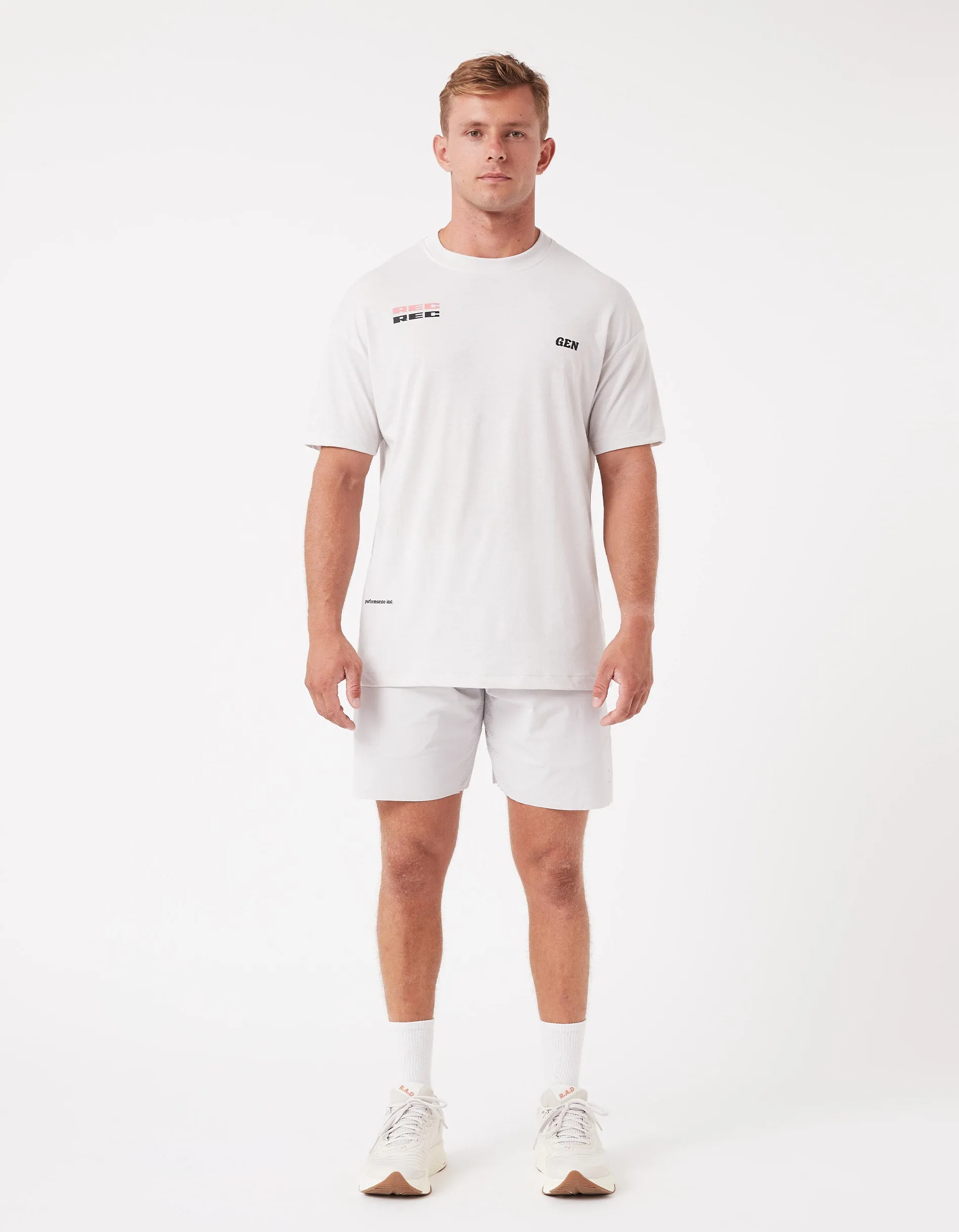 Oxy Mass Decal Tee Frost