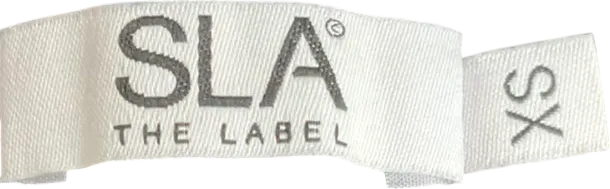 SLA the label Black Lounge Wear Bralette UK XS