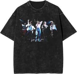 T-Shirt Men's Cotton Oversized for Unisex Short Sleeve Crew Neck Loose Tops