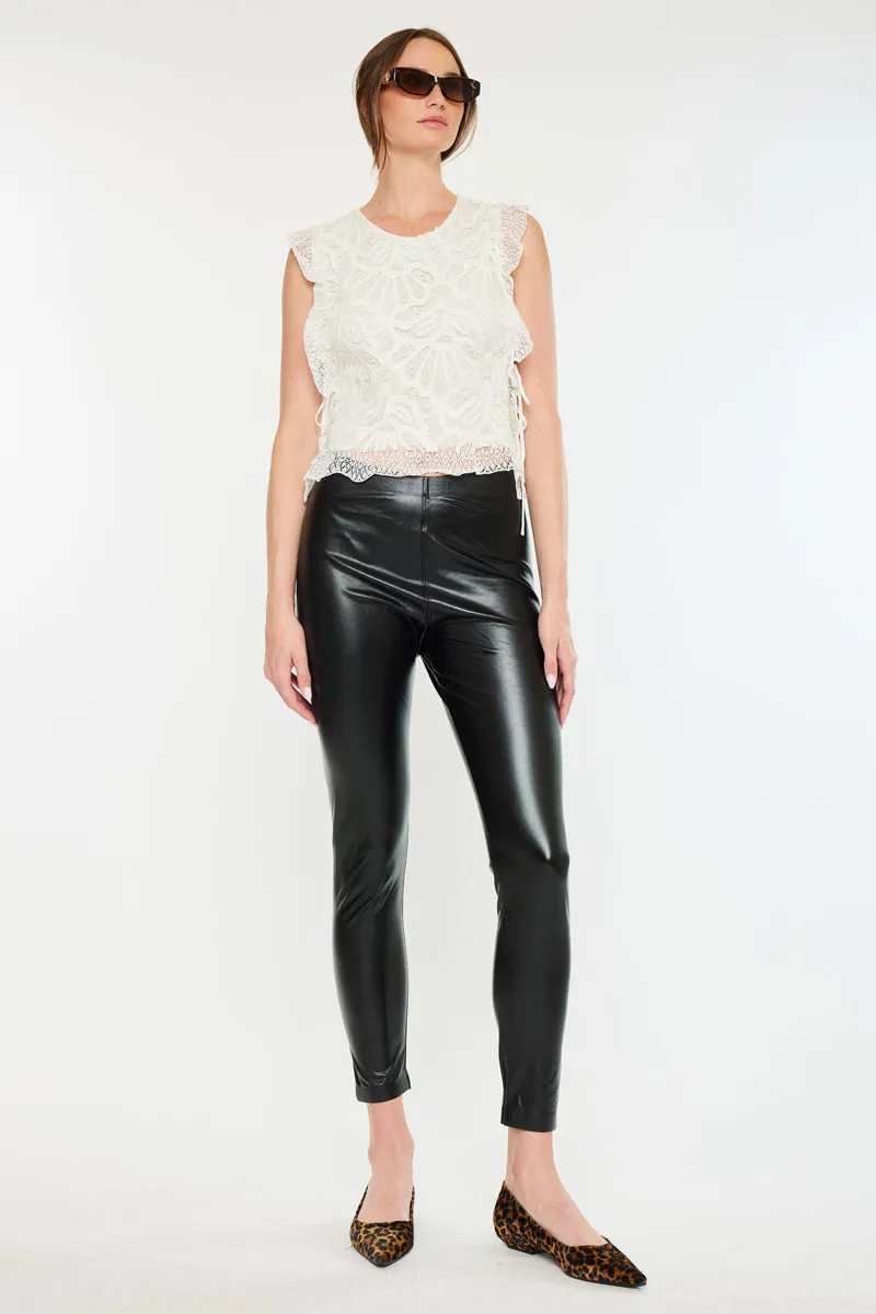 Widow Ultra High Rise Faux Leather Jeggings