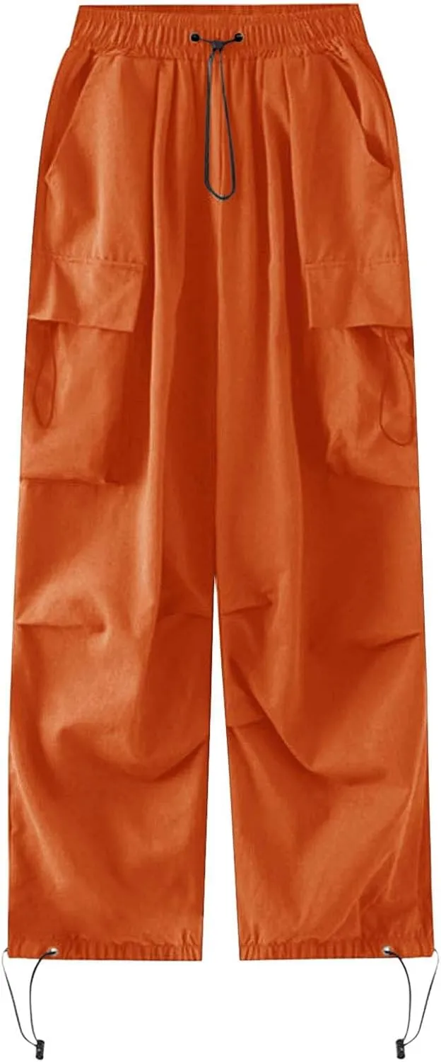 Women's Stretchy Wide Leg Palazzo Winter Baggy Sports Jeans with Pockets Water Resistant Water Resistant