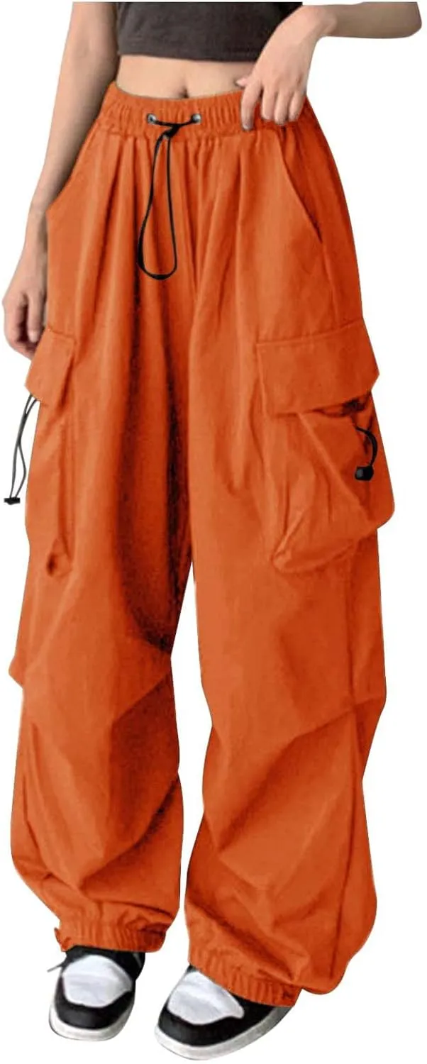Women's Stretchy Wide Leg Palazzo Winter Baggy Sports Jeans with Pockets Water Resistant Water Resistant